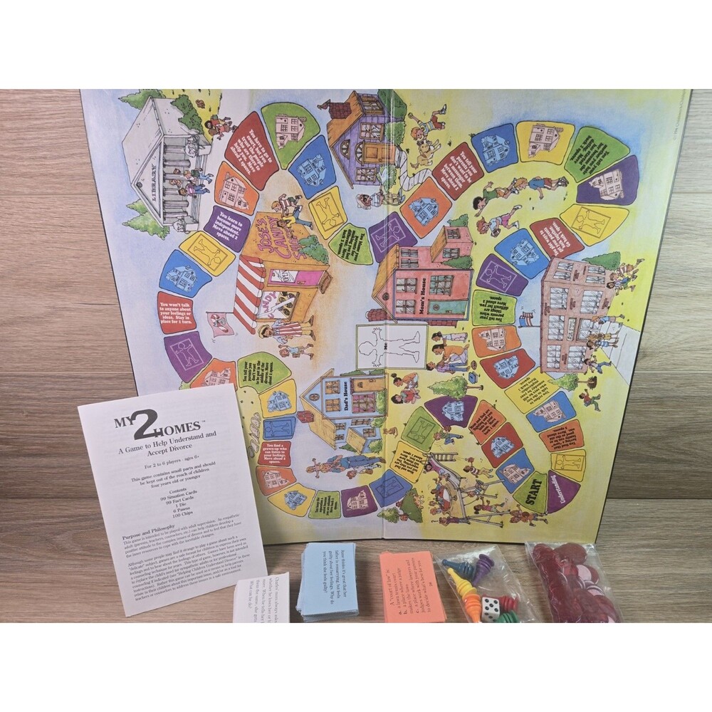 My 2 Homes: Divorce Board Game By Childswork Childsplay (Complete)